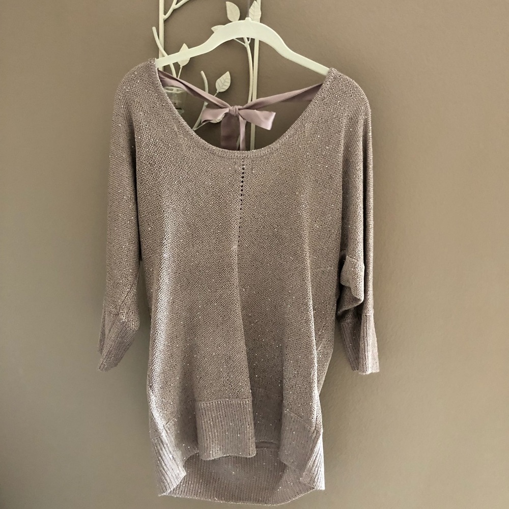 Sparkly sweater top